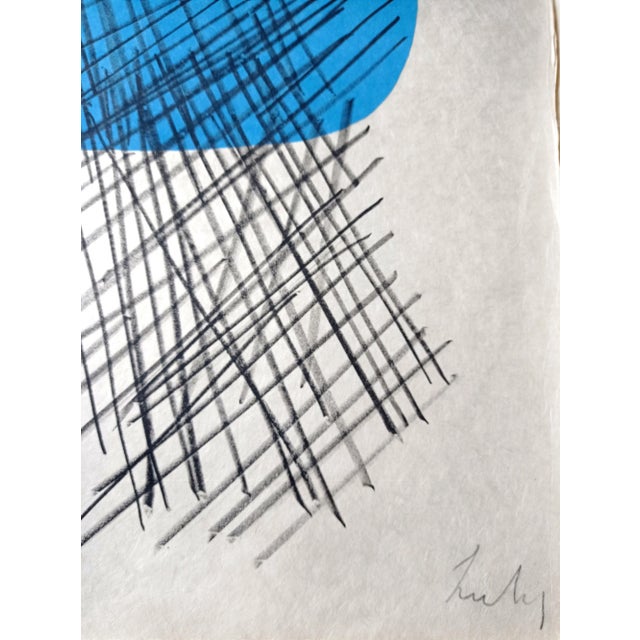 Berto lardera abstract geometric composition original lithograph, 1970 hand signed in pencil ex. 1 of 65 on japon nacré...