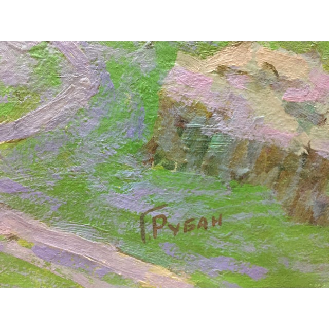1960s Oil Painting Spring in the Kherson Region Grigory Savelievich Ruban For Sale - Image 9 of 11