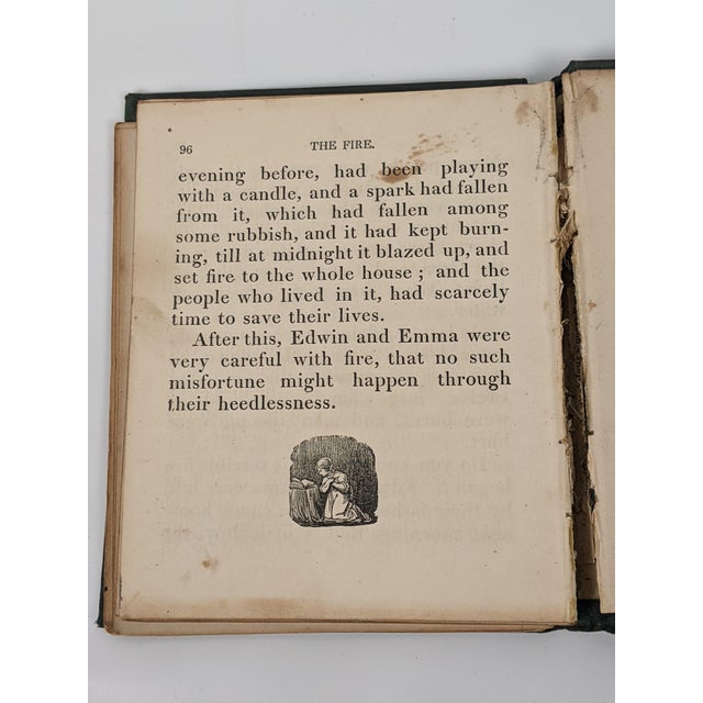 Antique 1854 First Edition the Little Basket-Maker and Other Tales – Original Hand-Colored Illustrations – Complete Victorian Children's Book For Sale - Image 10 of 14