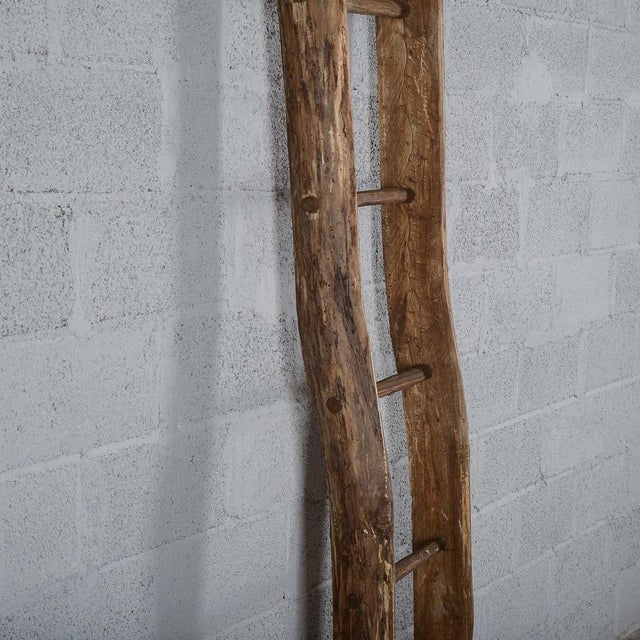 Antique 20th Century Wooden Ladder, Italy For Sale - Image 11 of 18