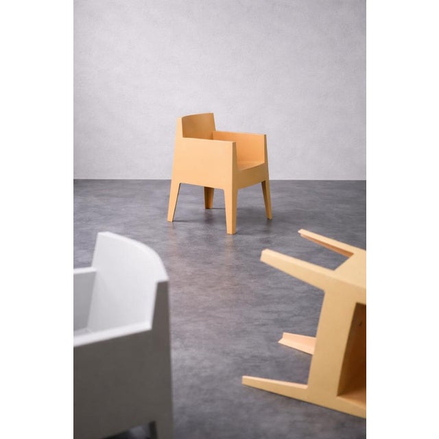 Gray Mid-Century Modern Italian Atlantide Toy Plastic Chairs by Philippe Starck for Driade, 1990s, Set of 4 For Sale - Image 8 of 18