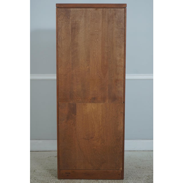 Pair of Stickley Cherry Open Bookcases For Sale - Image 10 of 11
