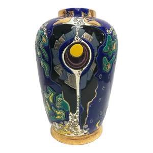 Marielle Sirtelet for Kostka Longwy Vase "Eruption", 11/50