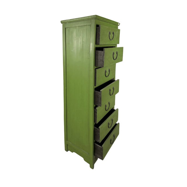 1980s Vintage Wooden Lingerie Dresser With Six Drawers, For Sale - Image 4 of 8