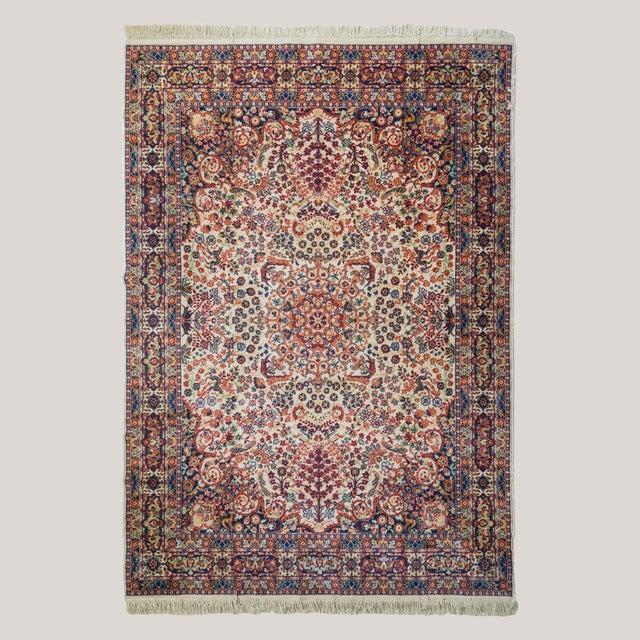 Vintage Rug in Wool, 1950s For Sale - Image 9 of 9
