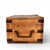 Mid-Century Modern Mid 20th Century Small Cedar Box With Iron Banding and Hardware For Sale - Image 3 of 8