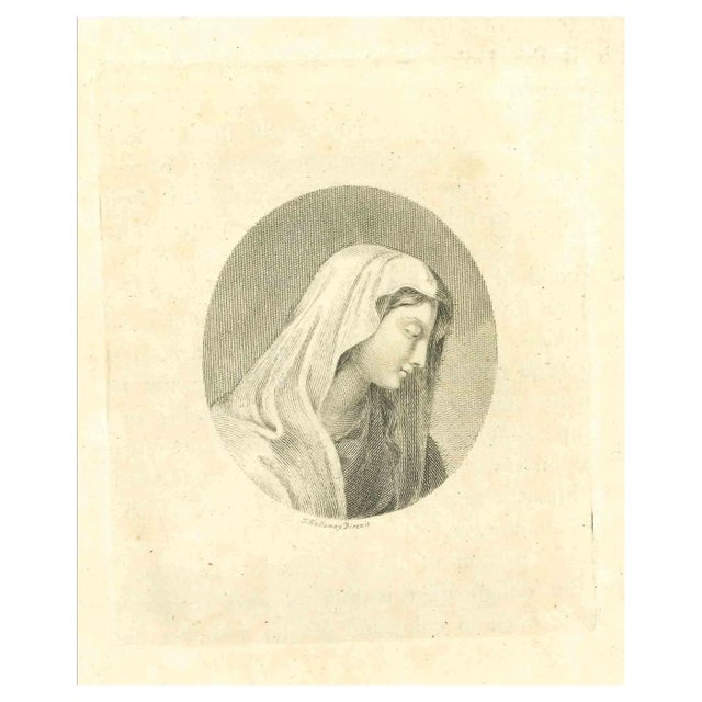 Thomas Holloway, Portrait, Original Etching, 1810 For Sale