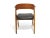 Vintage Kai Kristiansen Oak and Teak Curved Back Dining Chairs- Set of 4 For Sale - Image 4 of 9