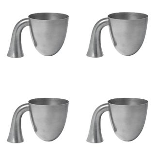 Tin Vessel Supports by Aldo Bakker for Karakter, Set of 4 For Sale