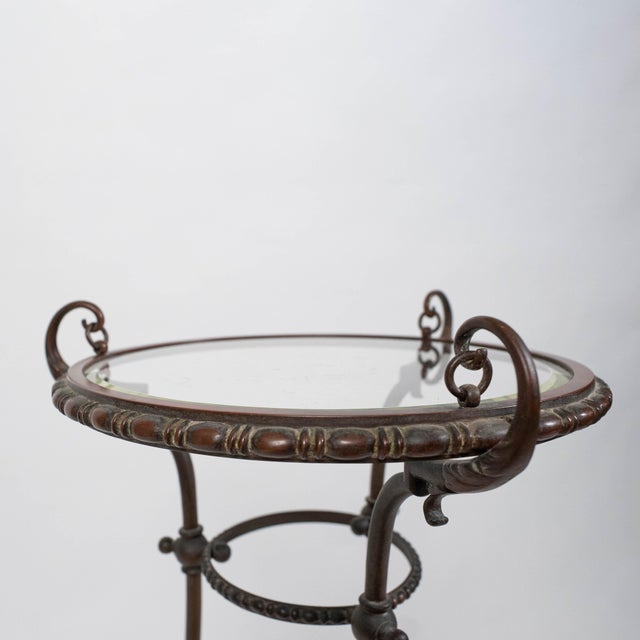 Italian Bronze Gueridon Table For Sale - Image 10 of 10