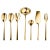 Contemporary Mepra Linea 7-Piece Full Serving Set, Oro For Sale - Image 3 of 3