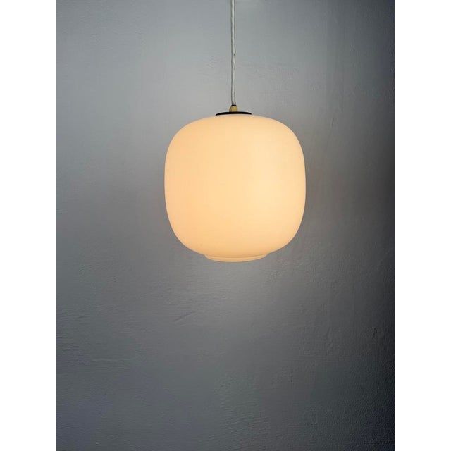 Cream Radiohus VL45 Pendant Light by Vilhelm Lauritzen for Louis Poulsen, Denmark, 1940s For Sale - Image 8 of 9