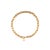 Modern Men’s Gabriel & Co 5.50mm 14k Yellow Gold Solid Chain Faceted Link Bracelet For Sale - Image 3 of 8