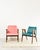 Pink Chair by Josef Chierowski, 1970s, in Restored conditions. Designed 1970 to 1979 This piece is attributed to the...