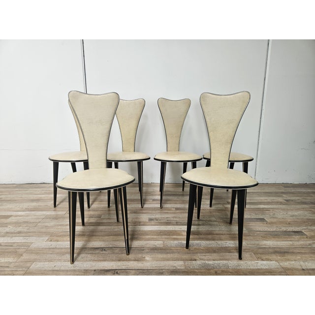 Chairs by Umberto Mascagni, 1950, Set of 6 For Sale - Image 17 of 17