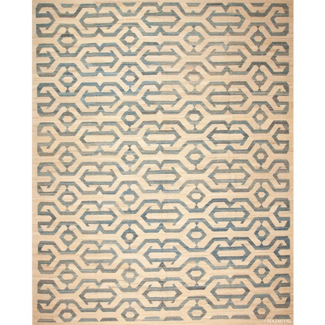 Wonderful Large Flatweave Modern Abstract Kilim Rug, Country of Origin: Central Asia, Circa date: Modern