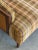 Brown Vintage Plaid & Cane Lounge Chair For Sale - Image 8 of 18