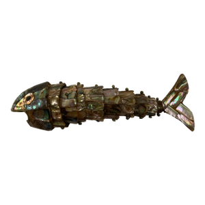 Mid 20th Century Articulated Abalone Fish Bottle Opener