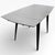 Extendable Dining Table with White Formica Top with Black Legs For Sale - Image 10 of 10