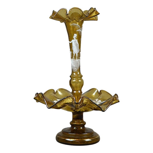 Antique English Victorian Glass, 1800s For Sale