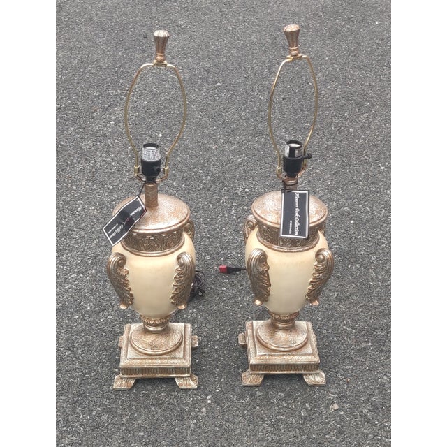 Pair of Vintage Late 20th Century Bernards Table Lamps For Sale - Image 10 of 10