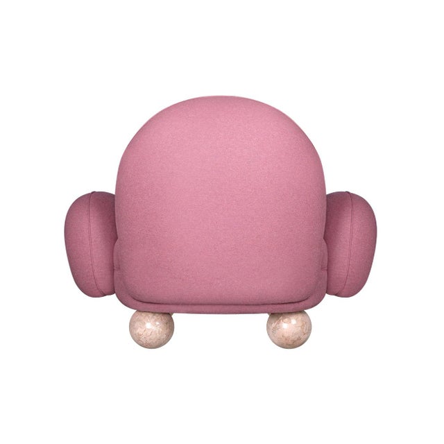 Textile Gala Armchair by Malabar For Sale - Image 7 of 8