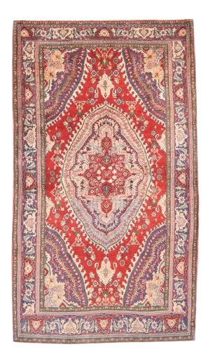 Semi Antique Hand Made Bidjar Persian Rug-4′5″ × 7′7″