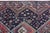 Antique Deep Indigo Field Tribal Rug With Triple Medallions – Circa 1880–1900 -5' 1'' X 8' 2'' For Sale In Tampa - Image 6 of 13
