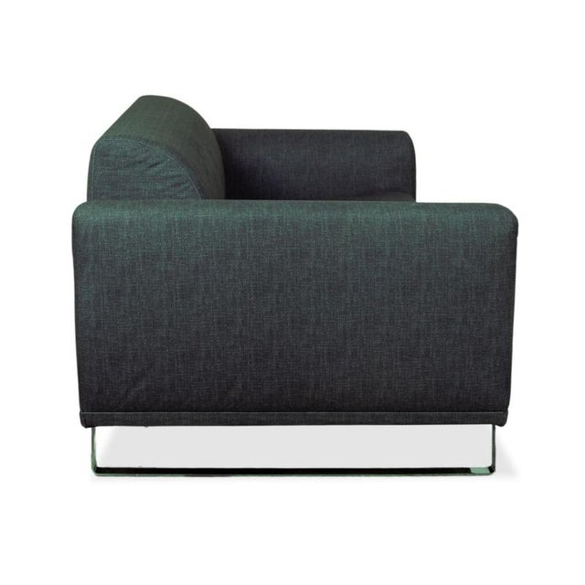 2-Seater Sofa in Petrol Fabric from Bolia For Sale - Image 9 of 12