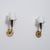 Italian Brass, Black Metal and Opaline Glass Wall Sconces, 1950s, Set of 2 For Sale - Image 6 of 11