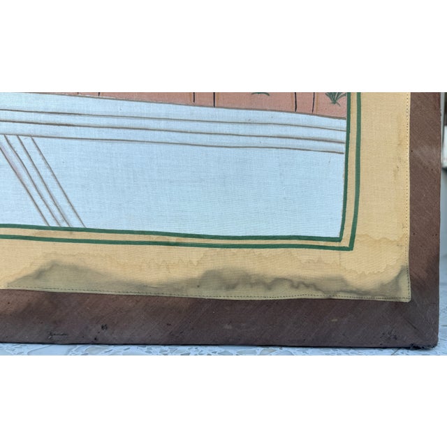 Large-Scale Indian Royal Court Painting on Fabric For Sale - Image 13 of 14