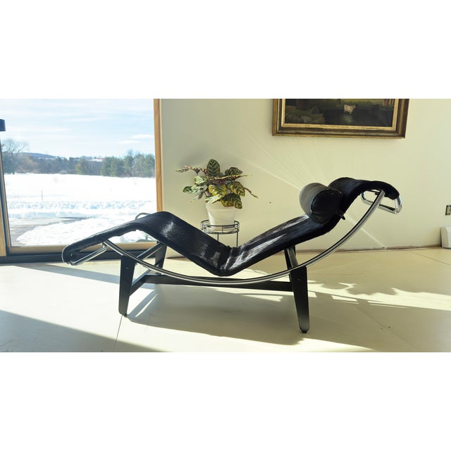 Mid-Century Modern 1950s Embru-Werke Le Corbusier Model 2072 Chaise Lounge for Wohnbedarf (Lc4, B306) For Sale - Image 3 of 13