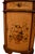 Venetian Style Folk Art Glass Hutch Corner Cabinet For Sale In Portland, OR - Image 6 of 9