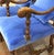 Wood Pair of 19th Century French Louis XIII Walnut High-Back Armchairs With Velvet For Sale - Image 7 of 11