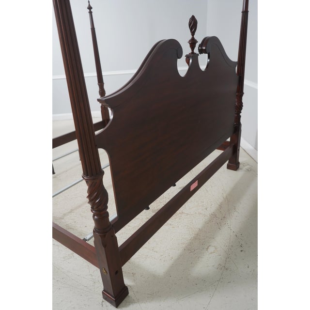 Henkel Harris King Size Model 172 Mahogany Poster Bed For Sale - Image 16 of 17