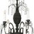 Hollywood Regency Style Chandelier For Sale - Image 4 of 5