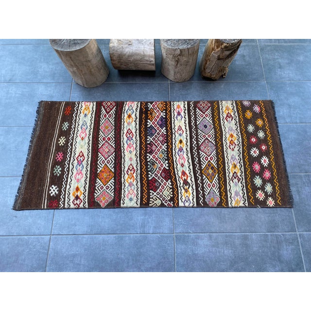 Antique Floral Oushak Carpet For Sale - Image 6 of 10