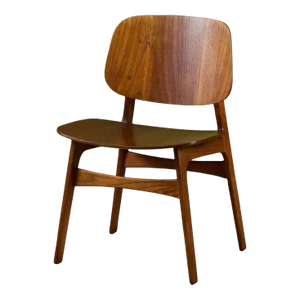 Børge Mogensen Teak Side Chair for Søborg Mobelfabrik