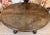 Circular Walnut Dining Room Table For Sale - Image 6 of 9