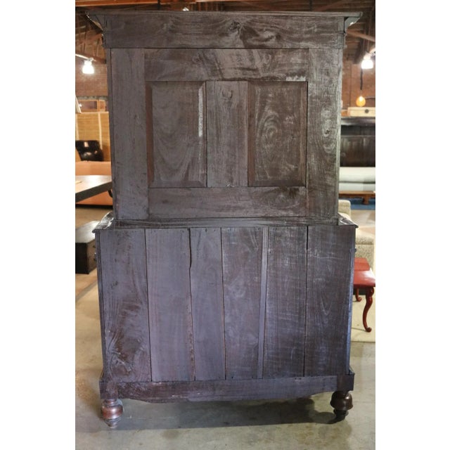 Satin Wood and Ebony Wood Cupboard For Sale - Image 4 of 12