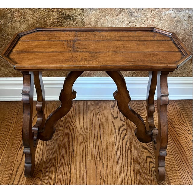 This Century Furniture Chairside Table is part of the Caperana collection. The simplicity of this table's top, a wood...
