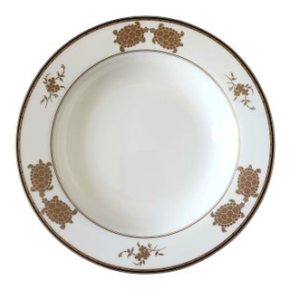1990s Mikasa Turtle Pattern Bone China Plate For Sale