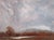 Incoming Weather by Lorenzo Chavez | Oil Painting of a cloudy sky over a landscape For Sale