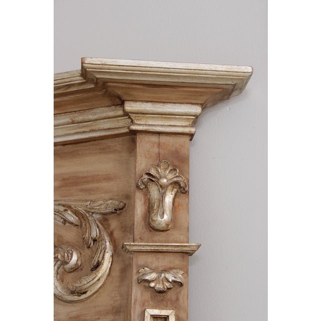Ethan Allen Large Italian Carved Pier Mirror For Sale - Image 10 of 18