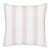 Schumacher X Veere Grenney Rafe Stripe 22" Pillow in Pink & White For Sale