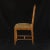 Wood Four Vintage Chairs Made of Artificial Bamboo, Wooden Dining Chairs, Office Chairs For Sale - Image 7 of 13