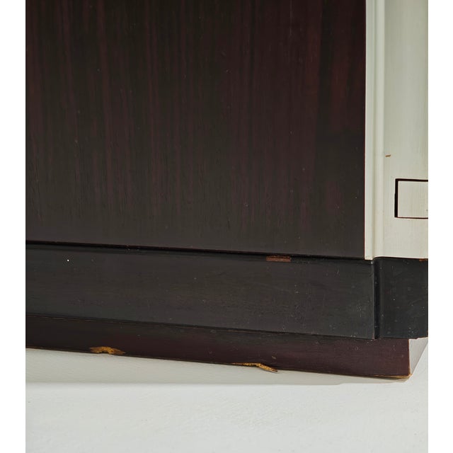 1970s Italian Modular Furniture in Wood, Aluminum, and Glass attributed to Vittorio Introini, 1970s For Sale - Image 5 of 18