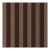 Schumacher Roosevelt Awning Stripe Fabric In Brown For Sale