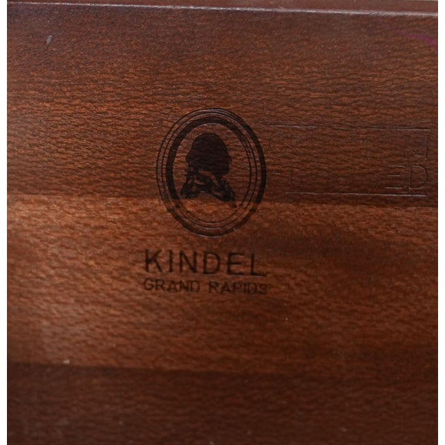 Vintage Chippendale Style Kindel Desk For Sale - Image 9 of 12