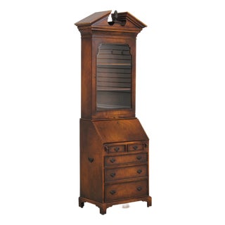 Theodore Alexander Mahogany Secretary Desk For Sale